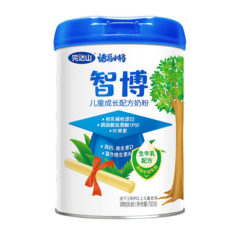 国庆节礼盒十一完达山诸葛小将智博儿童成长配方奶粉3岁以上儿童学生