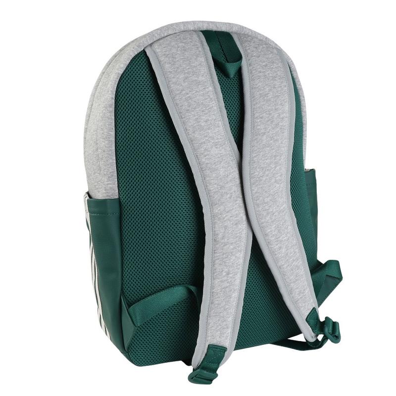 Adidas棉涤混纺休闲运动背包男女通用大容量通勤包CGREENMGREYH高清大图