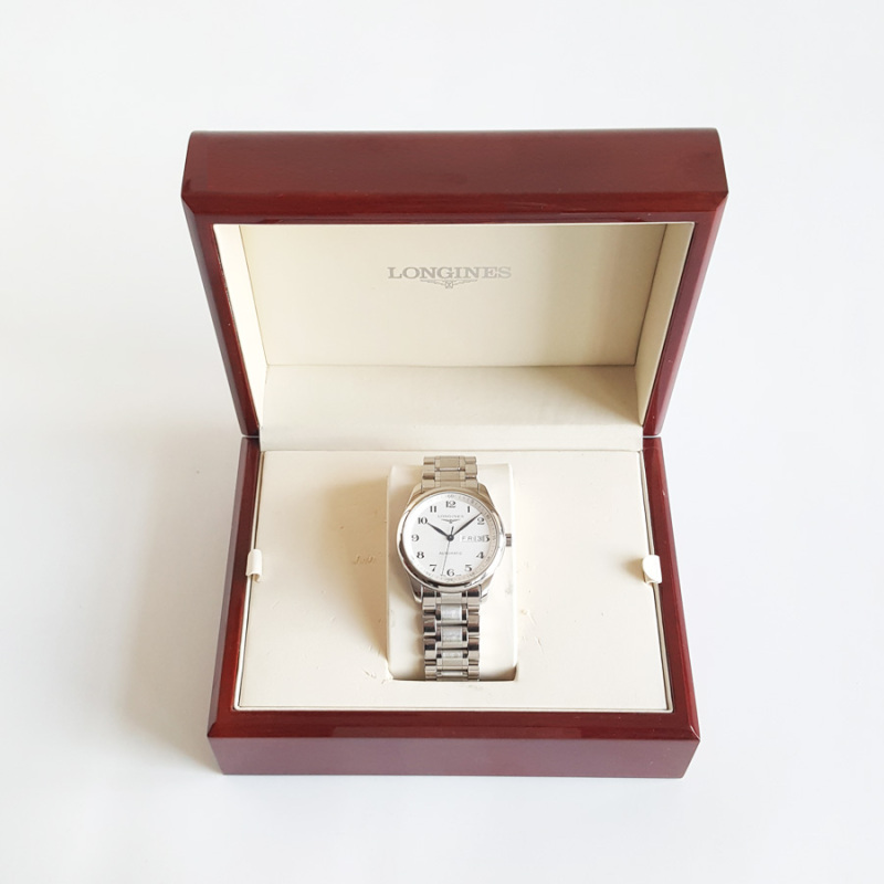 正品浪琴longines名匠l27554786日期星期自动机械男表95新