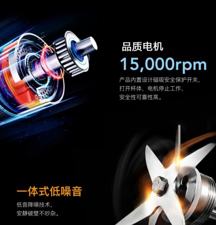 Only&Home 多功能破壁机 KL-ZZJ-03 mini高清大图