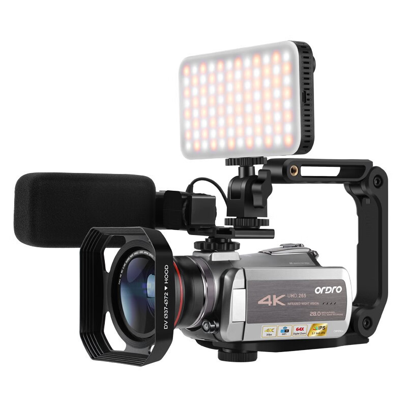 欧达 AZ50 直播摄像机 4K高清专业录像机 家用数码DV摄影机VLOG视频会议婚庆拍摄高清大图