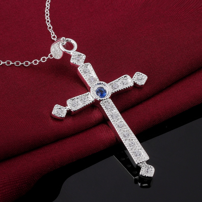 N666 Women Silver Necklace 镀925纯银女项链日韩版锁骨链潮人送女朋友七夕情人节礼物