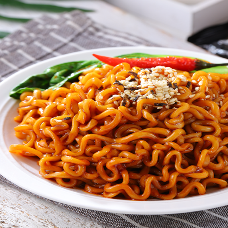 善吾乐网红零食爆辣火鸡面方便面干拌面双倍辣中国韩式鸡肉味微辣超辣