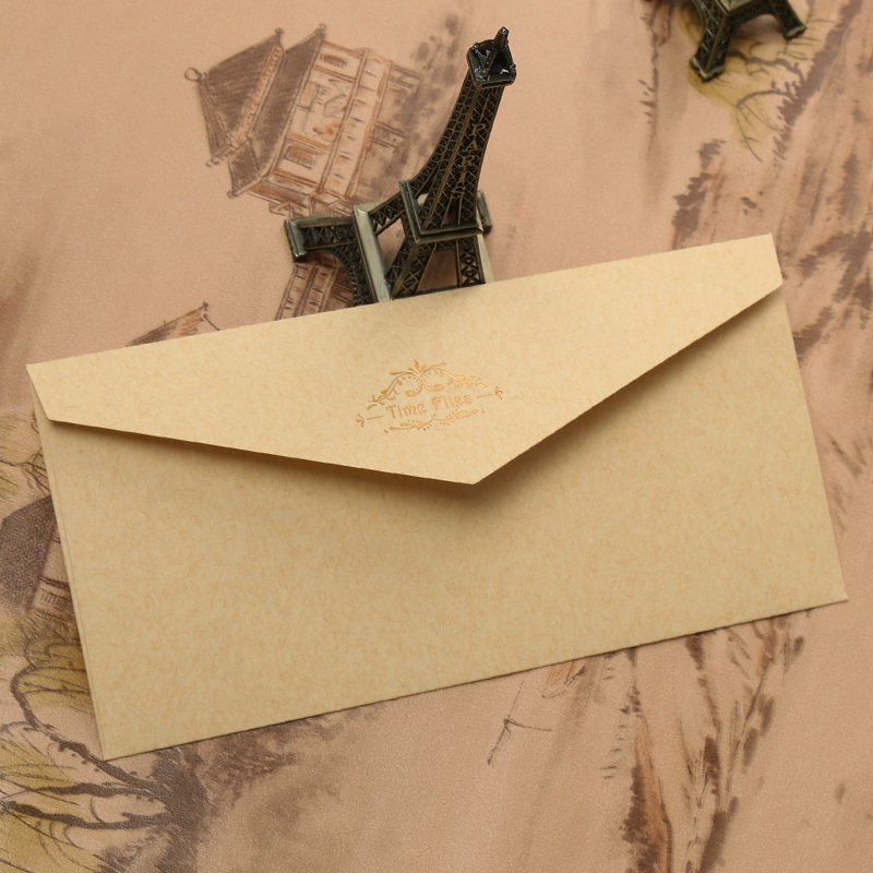 信封信纸定制5号高档烫金唯美简约西式情书创意复古信封信纸套装