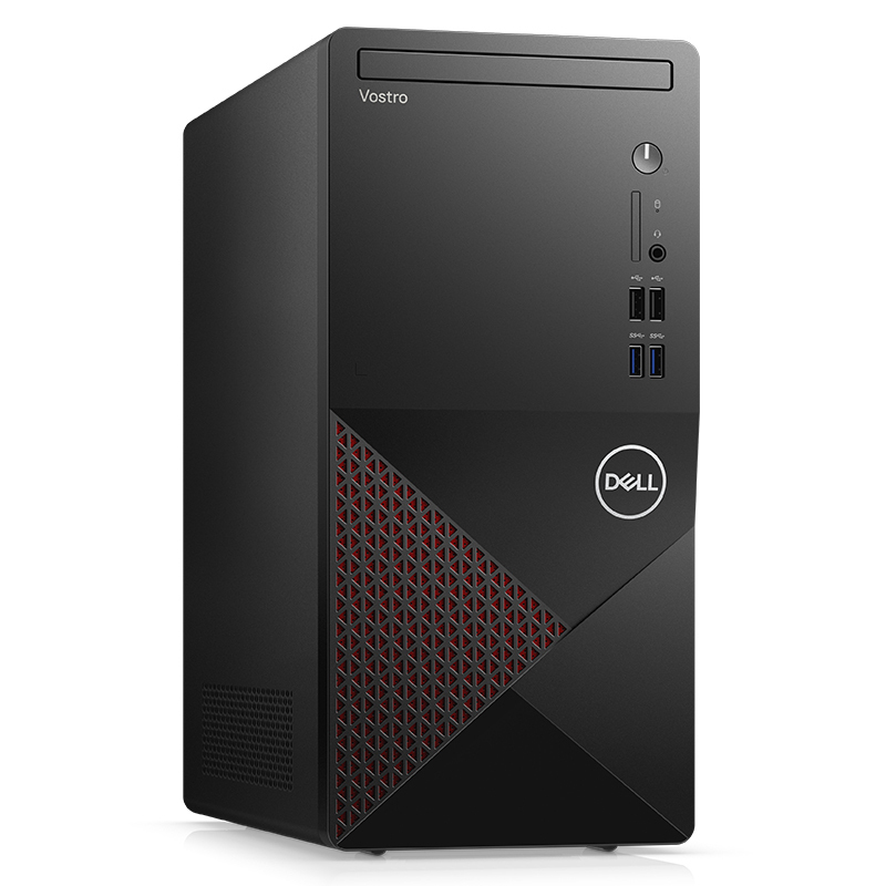 戴尔(DELL) Vos成就3881十代酷睿 i5-10400 商用办公高性能台式电脑游戏设计主机i5-10400 8G内存 256G固态+1T机械 2G独显 定制