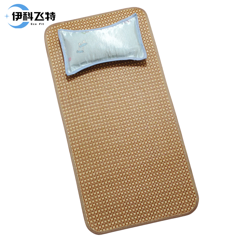 伊科飞特床上用品藤席 米色 藤席凉席900*2000mm+枕头*1套