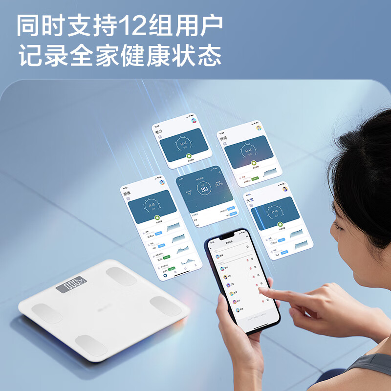 香山智能充电脂肪秤iF769高清大图