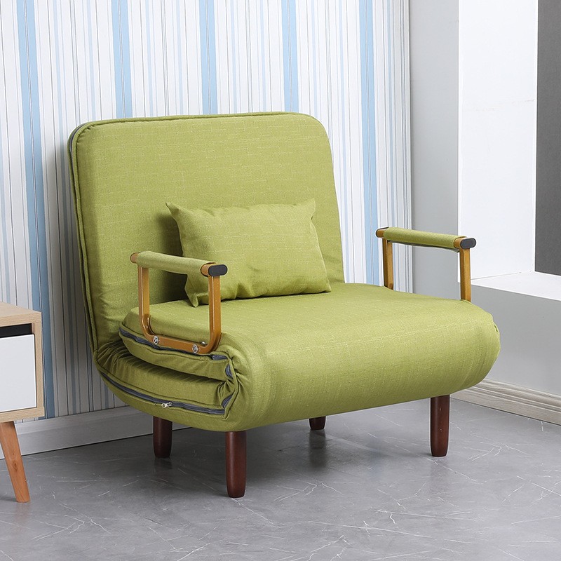 三极 tp1078 可拆洗单双人两用折叠床 120*190*26cm 绿色(lx)