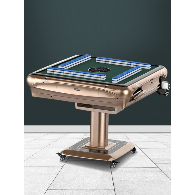 闪电客麻将机全自动折叠四口机家用餐桌两用多功能麻将桌棋牌室机麻