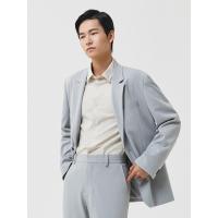 赵磊同款MECITY男装秋季新款多色商务宽松西服外套男