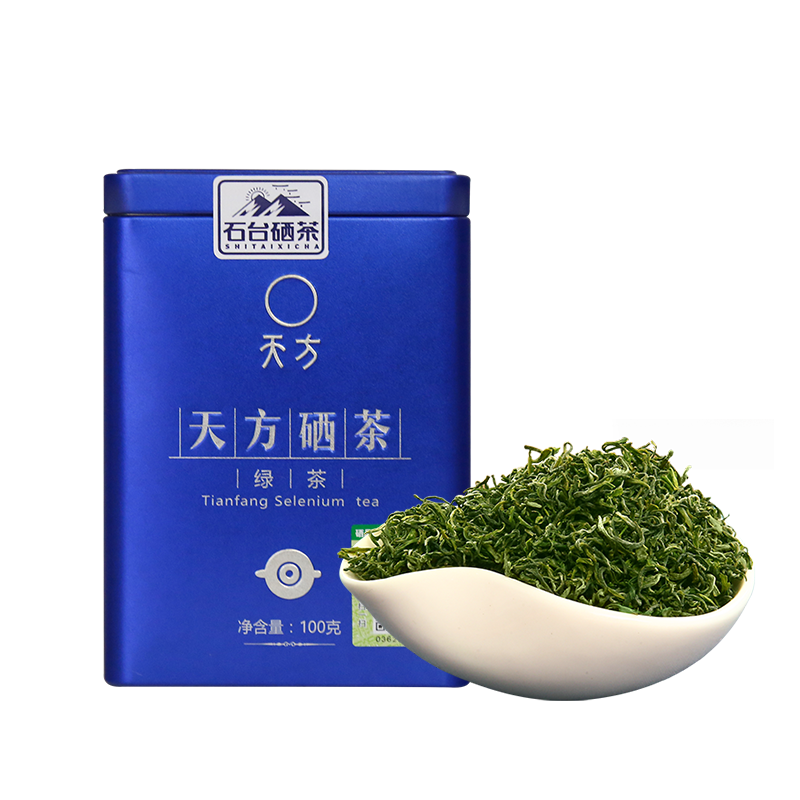 2025年新茶春茶安徽天方100g一级硒茶绿茶 绿茶茶叶 石台硒茶 罐装高清大图