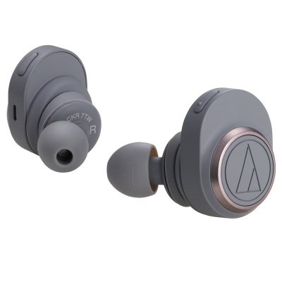 铁三角(audio-technica)ATH-CKR7TW (灰色)入耳式真无线耳机 蓝牙5.0