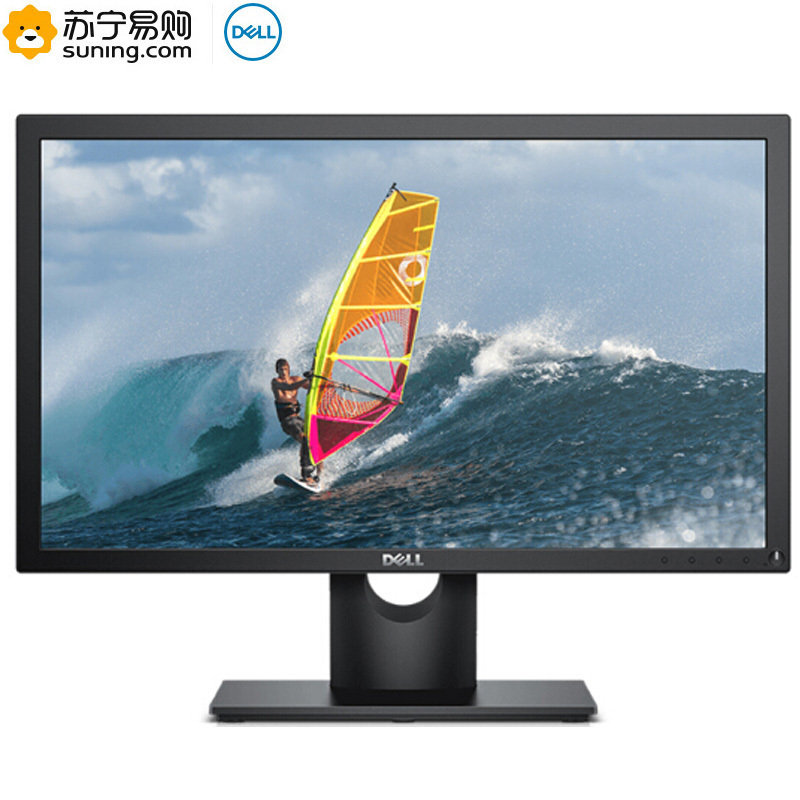 戴尔(DELL) 21.5英寸LED 黑色 商用办公 家庭娱乐 学生用机 性价比机 企业采购宽屏液晶电脑显示器