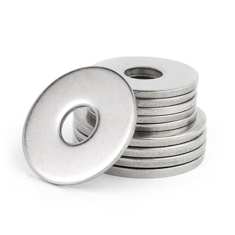 阿斯卡利304不锈钢加大加厚平垫片圆形m3m4m5m6m8m10-m24螺丝介子金属