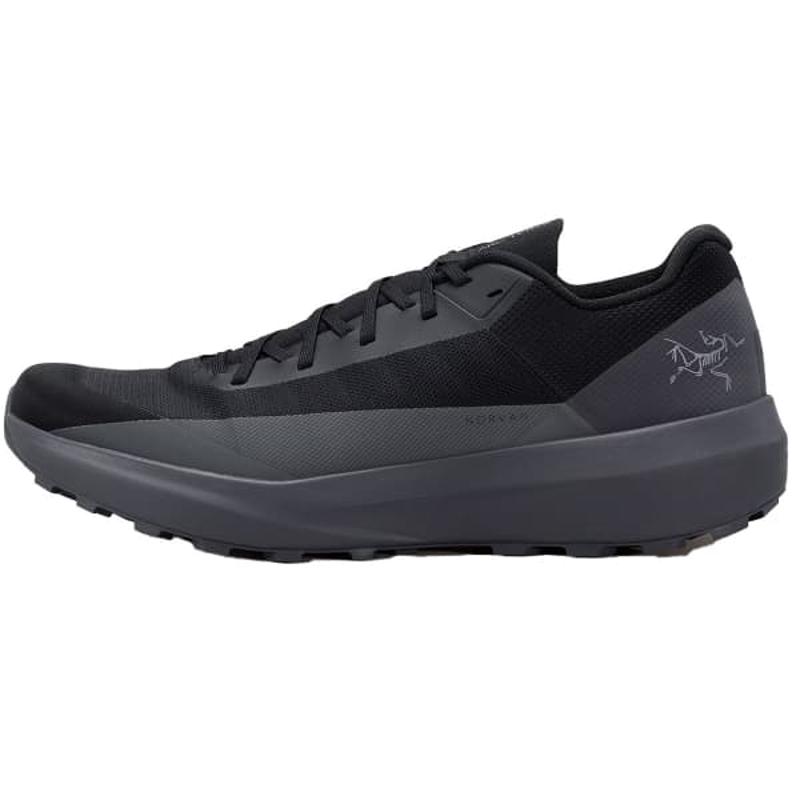 始祖鸟(ARC'TERYX)男士越野跑鞋轻量舒适透气耐磨防滑户外跑步鞋 Black 44