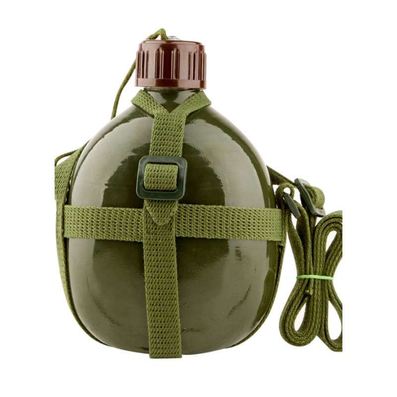 便携水壶户外军迷大容量军训铝制老式解放军用水壶