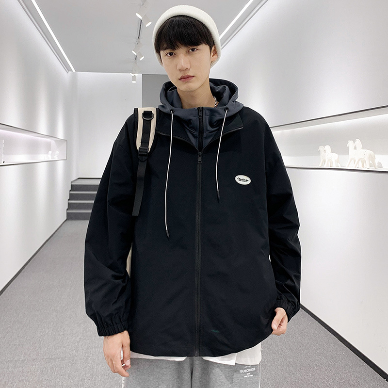 debrand男士棒球服春秋季新款潮牌ins宽松夹克vibe风薄款休闲外套