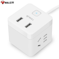 公牛 大小魔方USB 插座/新国标插线板 小魔方 GN-UUB122