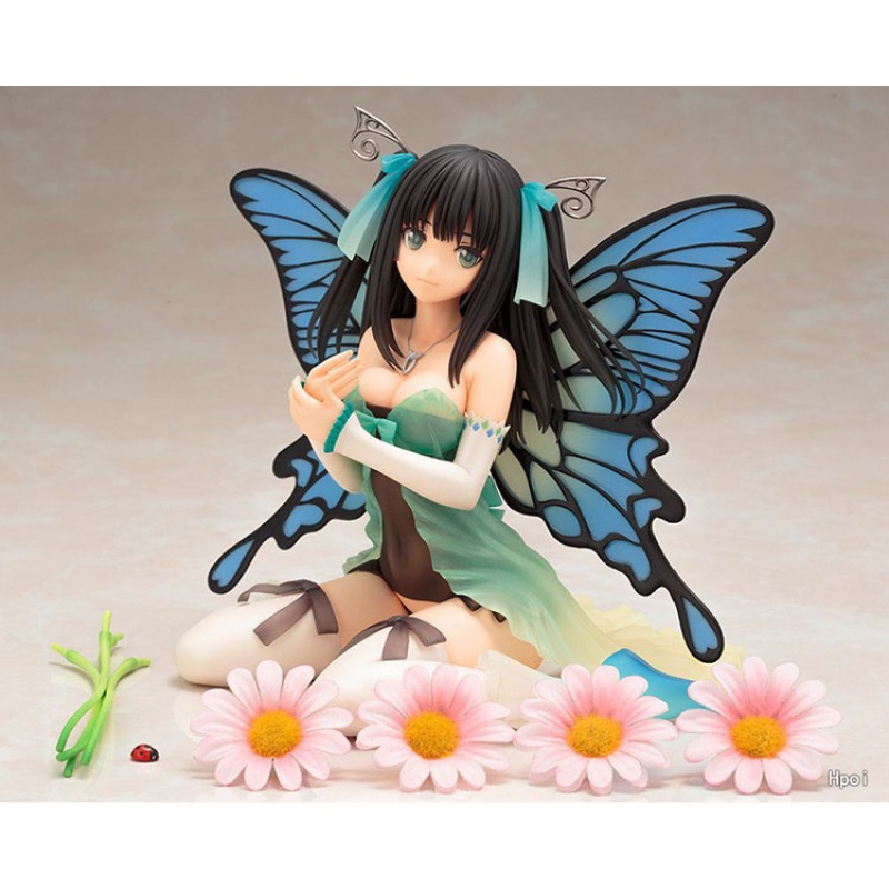 four?leaves 四叶 黛西 蝴蝶妖精 雏菊 坐姿 1/6 盒装手办