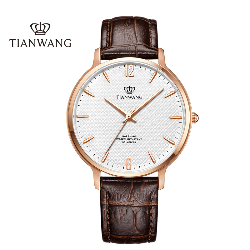 天王表(TIANWANG)手表新品 时尚简约石英表休闲男表百搭女表情侣表31185