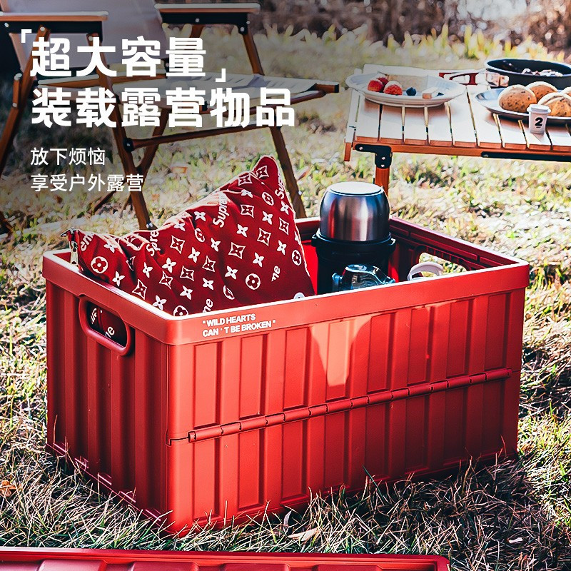 禧天龙(Citylong) X-6275酷集克折叠收纳箱 活力红高清大图