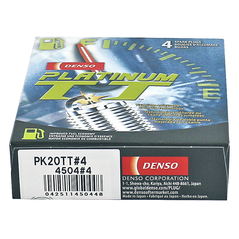 电装(DENSO)白金TT火花塞PK20TT适用于天语/雨燕/志翔/瑞虎/宝来/凯美瑞(单支装)