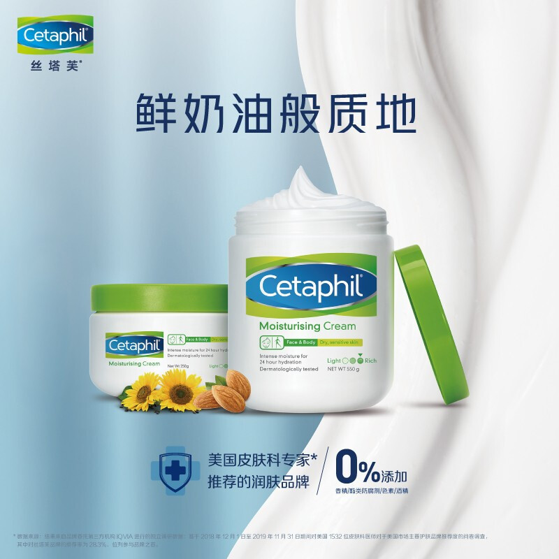 舒润 保湿霜250g(大白罐 不含激素 保湿补水修护面霜 滋润身体乳 润肤 甘油 敏感肌)