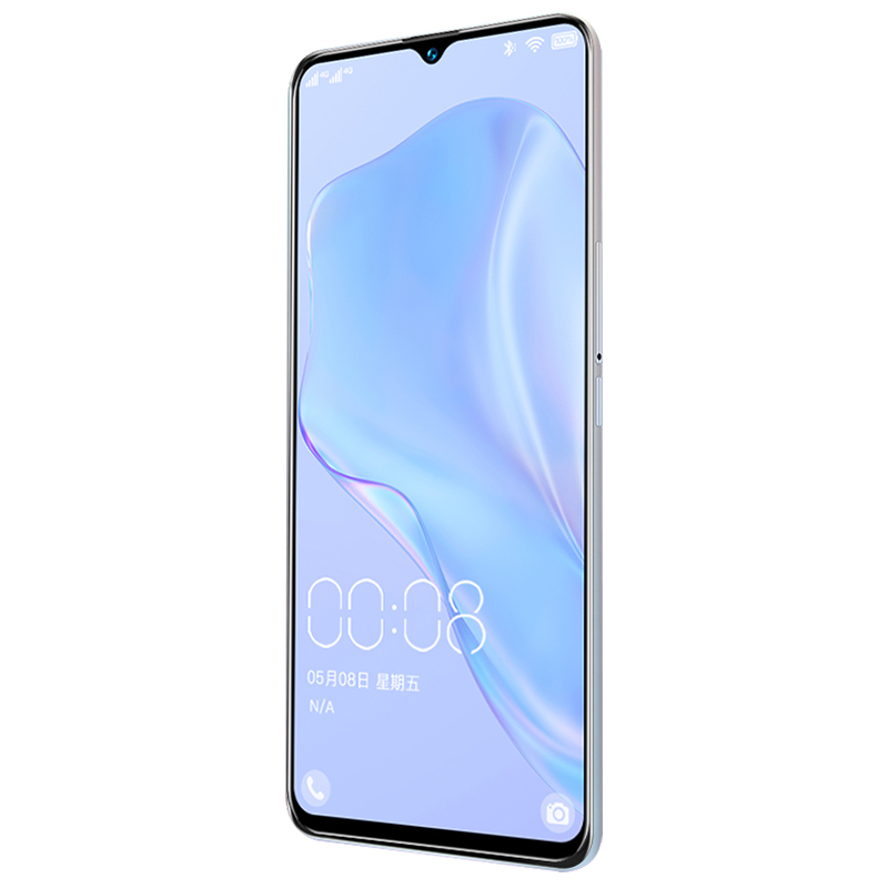 天语 P60pro 6.5英寸高清水滴屏 游戏拍照智能手机 侧键指纹 人脸识别全网通4G 樱花粉 128GB