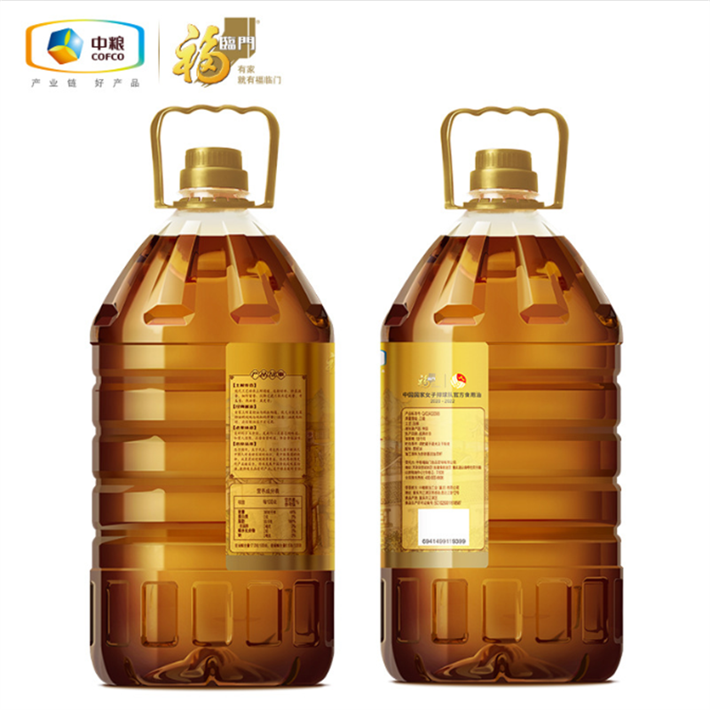 福临门家香味老家土榨菜籽油5L高清大图