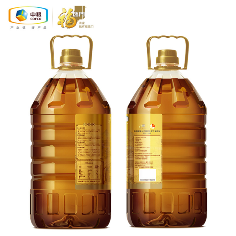 福临门家香味老家土榨菜籽油5L