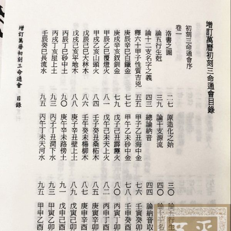 增订万历初刻三命通会 足本完整无缺二版 万民英高清大图
