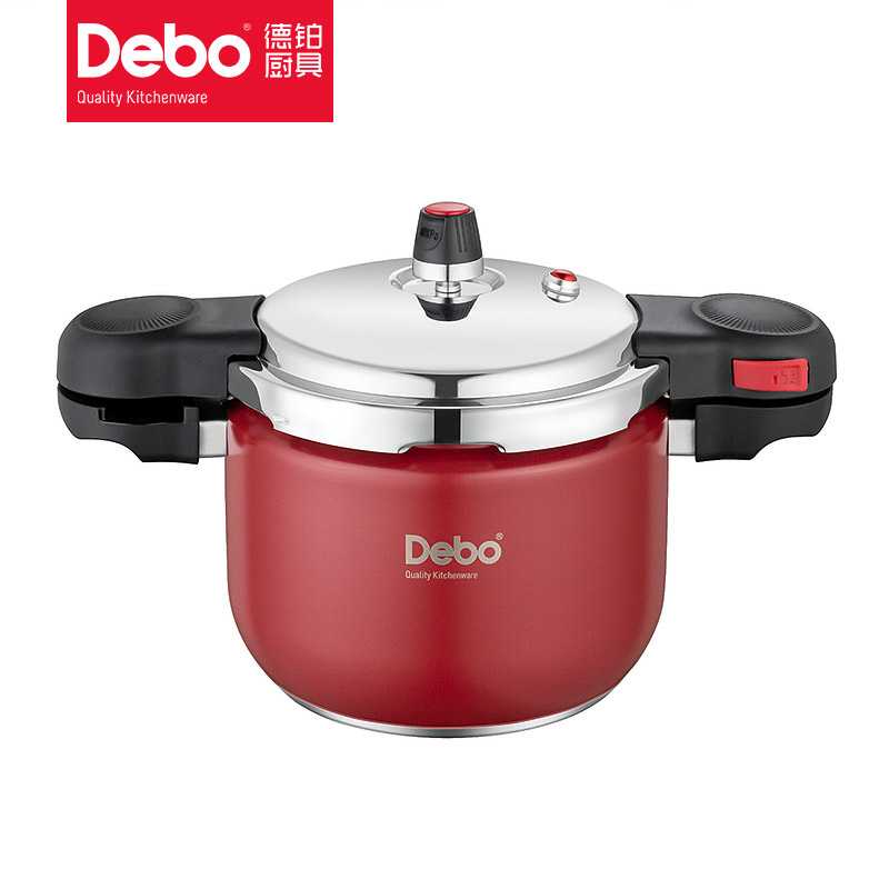 德铂(Debo) DEP-823 罗德尔(高压锅) 家用燃气电磁炉通用不粘防爆压力锅 4L 颜色随机高清大图