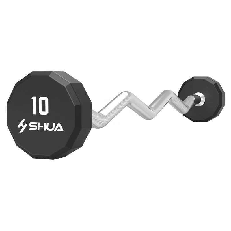 舒华(SHUA)室内健身器材曲杆小杠铃SH-Q611-20KG