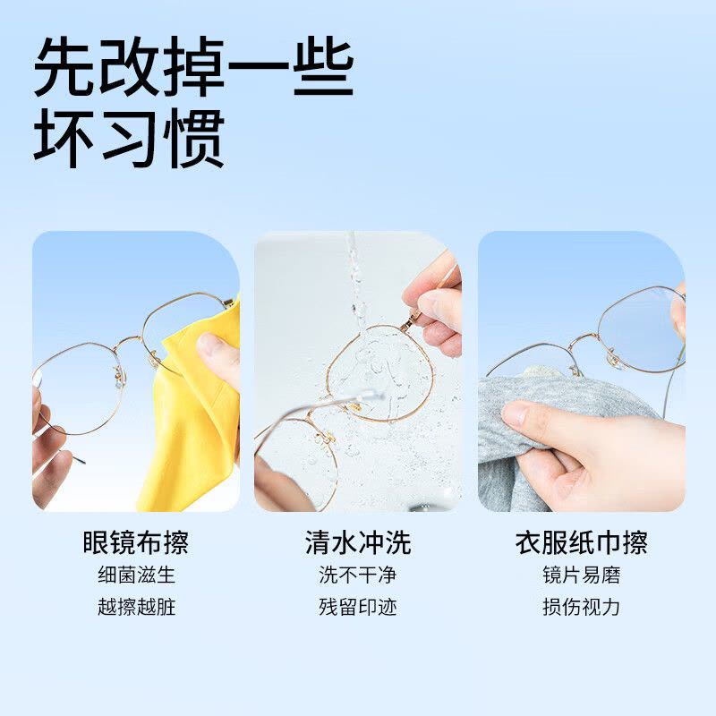 袋鼠医生®镜片擦拭湿巾6cm×10cm 100片/盒图片