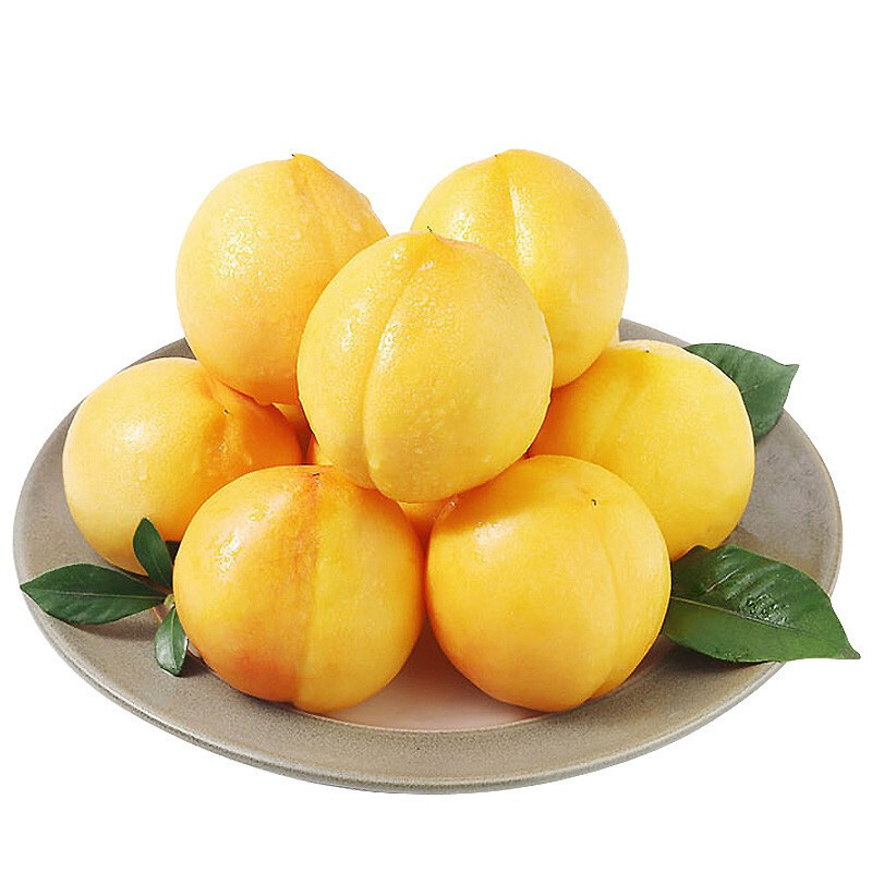 绿樱娃娃蒙阴黄油桃净重3斤黄皮桃子现摘现发