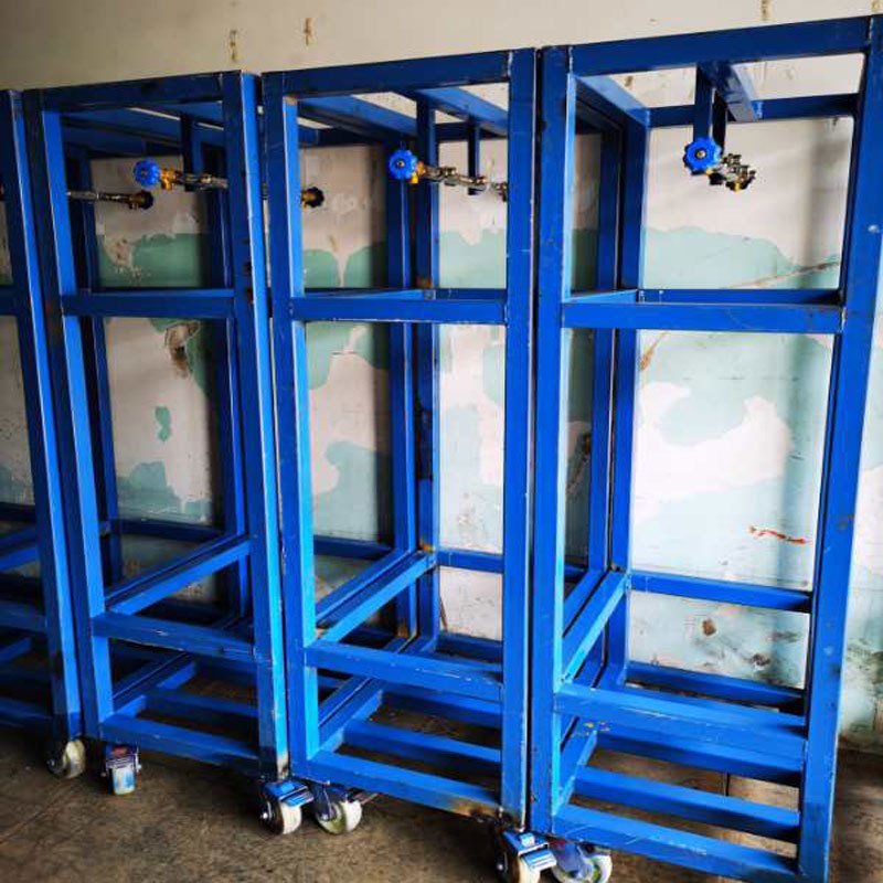 利锋lf氧气集装格6瓶组视频