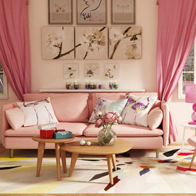 北欧风格家具客厅小户型整装可拆洗三四人位现代简约布艺沙发