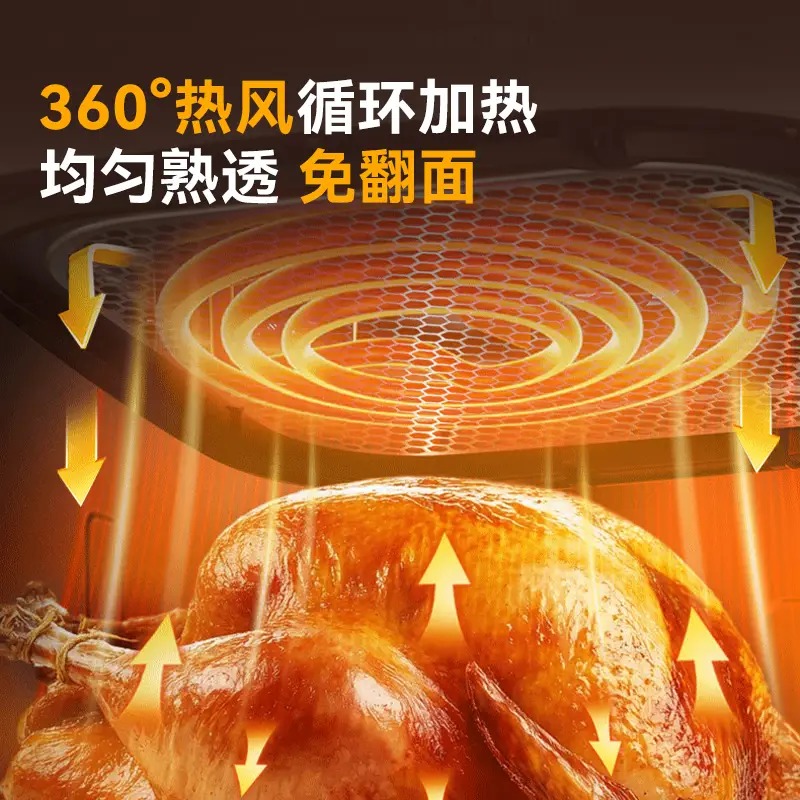 膳魔师(THERMOS)空气炸锅EHA-5761D 红高清大图