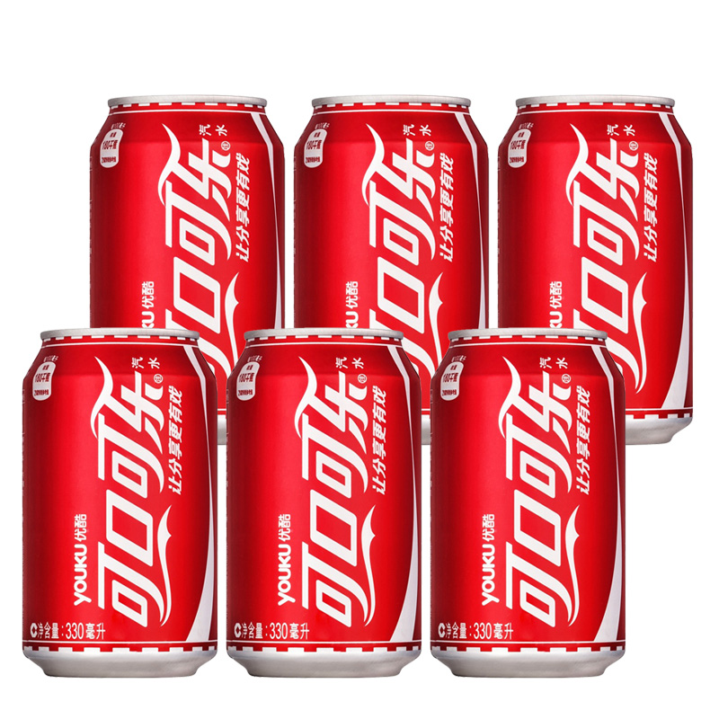 可口可乐罐装330m*12听碳酸饮料汽水夏季饮料高清大图