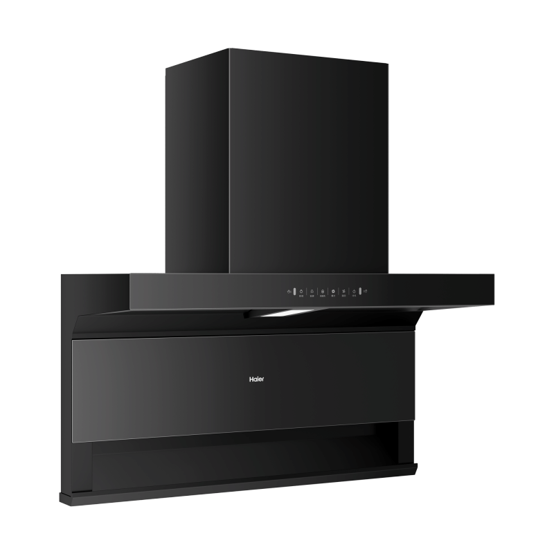 海尔(Haier)抽吸排油烟机 顶侧双吸大嘴C61plus 25风量大吸力 挥手智控自清洁 国家补贴20%净烟机EC97图片