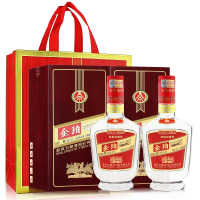 [2瓶装]宜宾五粮液股份金珀酒 52度浓香型白酒 500ml *2瓶 礼盒装[木盒版]