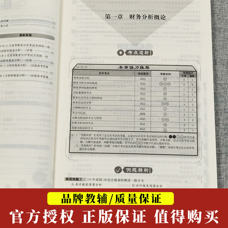 [正版]在线刷题备考2023自考财务报表分析一考通题库自考辅导0161同步练习辅导附2套历年真题知识点会计专业本科段0