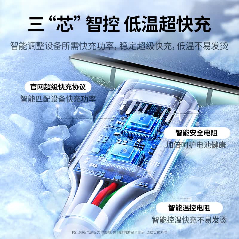 绿联(Ugreen) Type-C数据线6A适用华为超级快充100W/66W充电线 40204高清大图
