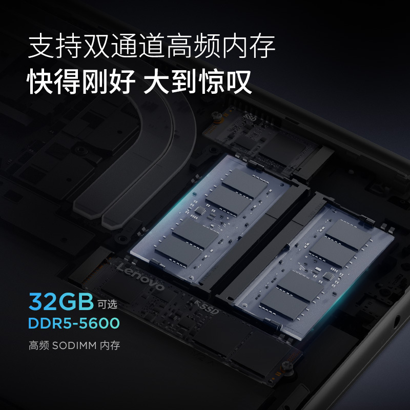 联想小新Pro14 酷睿 AI元启版14英寸轻薄笔记本电脑(全新英特尔酷睿标压3代Ultra5-336H 32G 1T 2.8K OLED 120Hz 1100nits)高清大图