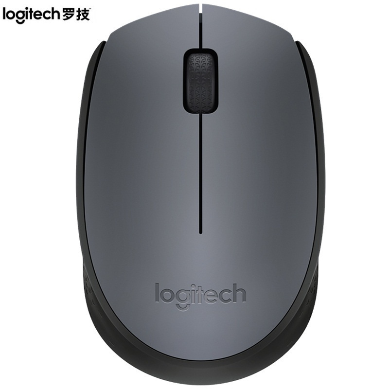 罗技(Logitech)M170灰色无线鼠标 单个装-(个) 光电鼠标