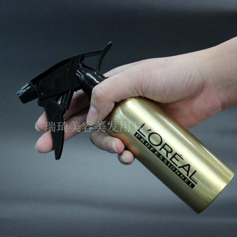 发廊专用美发喷水壶理发店铝喷壶喷雾器喷瓶250ml喷壶喷花瓶 黑色