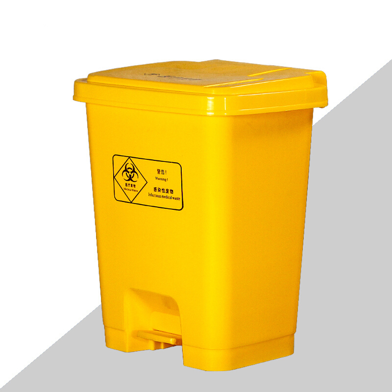 拍米塑业(PAI MI PLASTIC)医疗用黄色垃圾桶240L