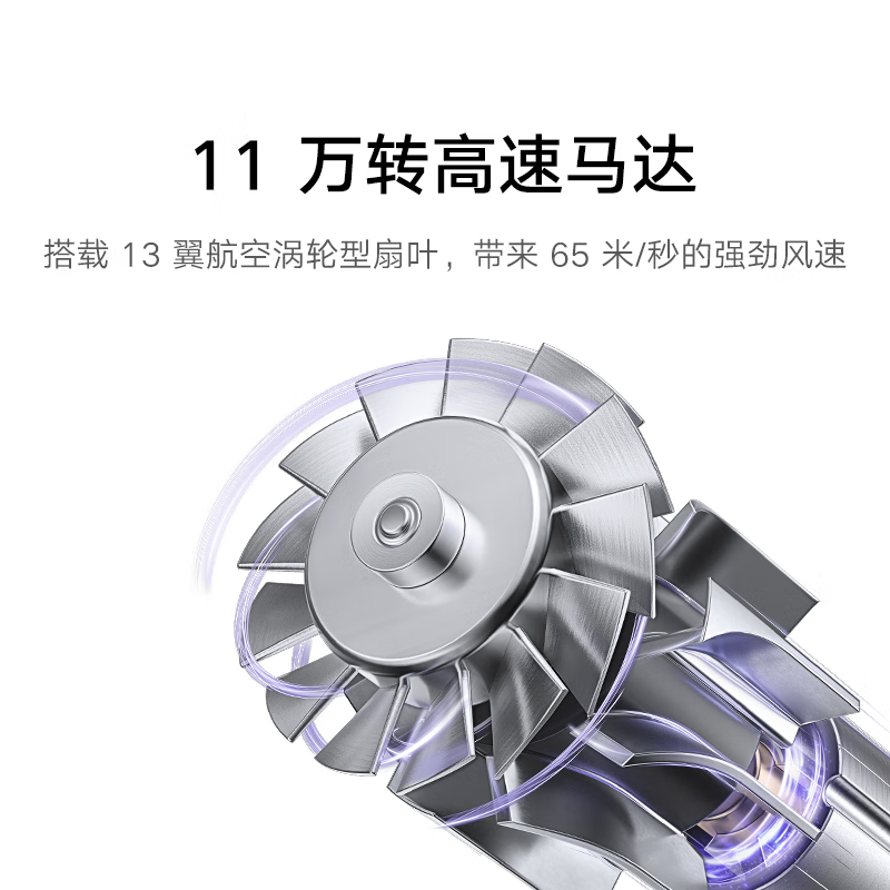 小米(mi)智能负离子护发电吹风ES01 快速干发恒温护色 高颜值便携设计高清大图