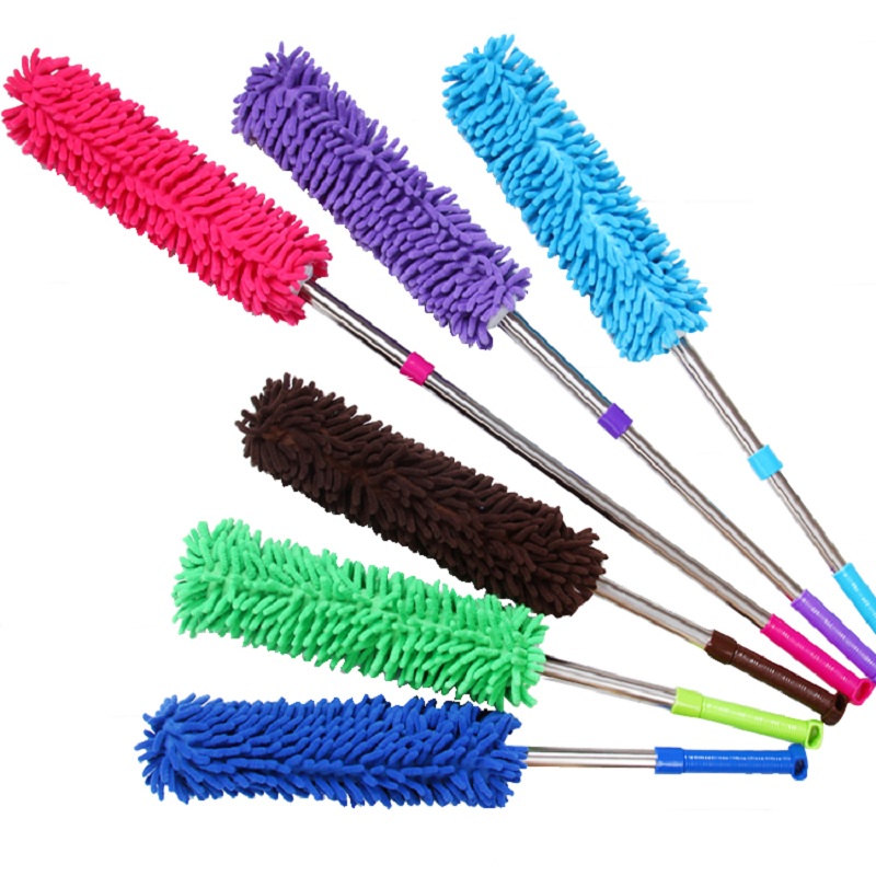 科力邦(Kelibang) 除尘掸子 环卫清洁用刷可伸缩雪尼尔蜡拖车掸除尘掸蜡刷鸡毛掸子 KB1107 蓝色 2件起售高清大图