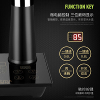 自动上水电热水壶 304不锈钢 自动旋转免开盖 烧水壶 ADK-1350J1 0.8L电水壶 黑色